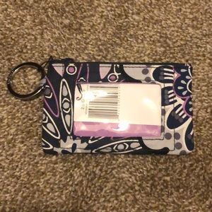 NWT Vera Bradley Zip ID Case Mimosa Medallion